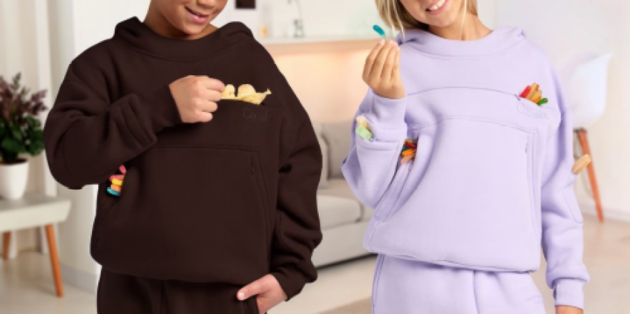 Over 50% Off Comfrt Snak Kids Hoodie (Features Secret Snack Compartments!)