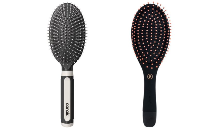 Conair hair brushes in metal and for curly hair