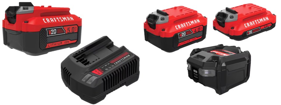 craftsman batteries and chargers