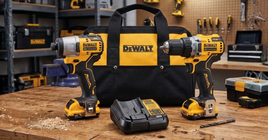 THREE DeWALT Tools, Bag, 2 Batteries, & Charger Only $179 Delivered ($398 Value!)
