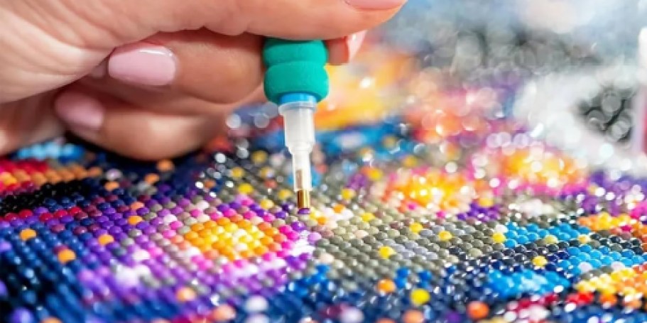 Diamond Art Painting Kits from $3.99 on Amazon (Lots of Options!)