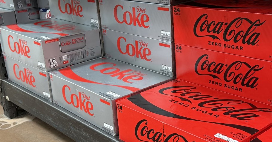 Coca-Cola 24-Packs Are Under $10 on Walmart.com – Just 41¢ Per Can!