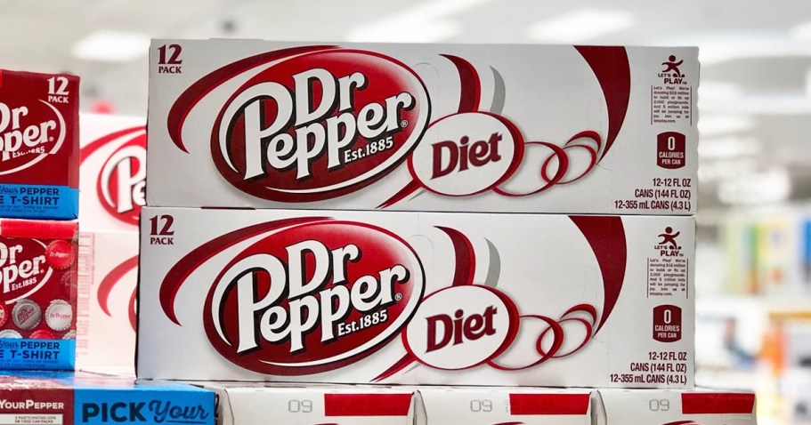 THREE Diet Dr. Pepper 12-Packs Only $14.74 Shipped on Amazon