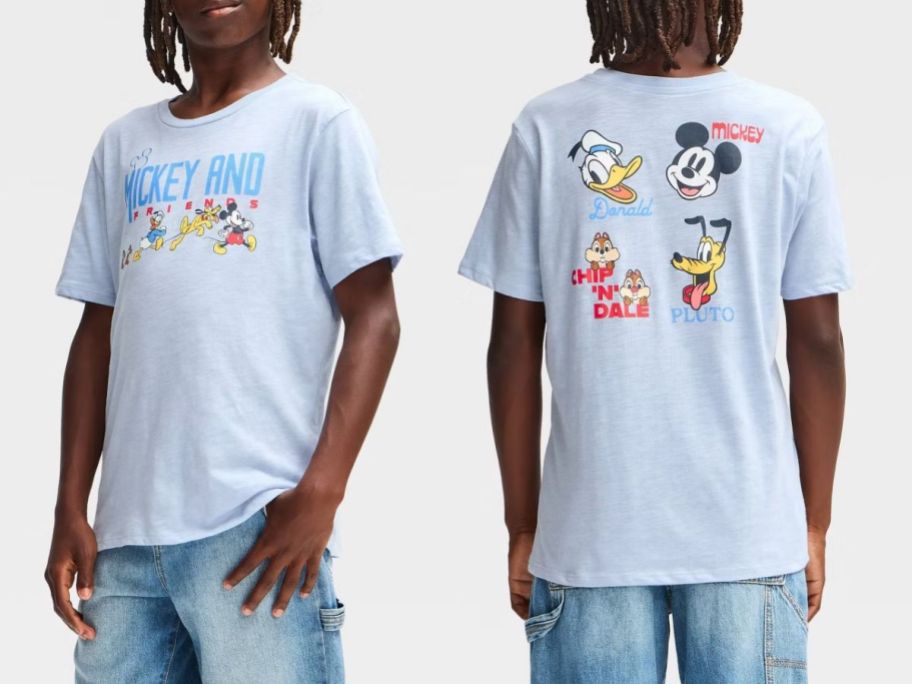 Front and back graphic boy's t-shirt