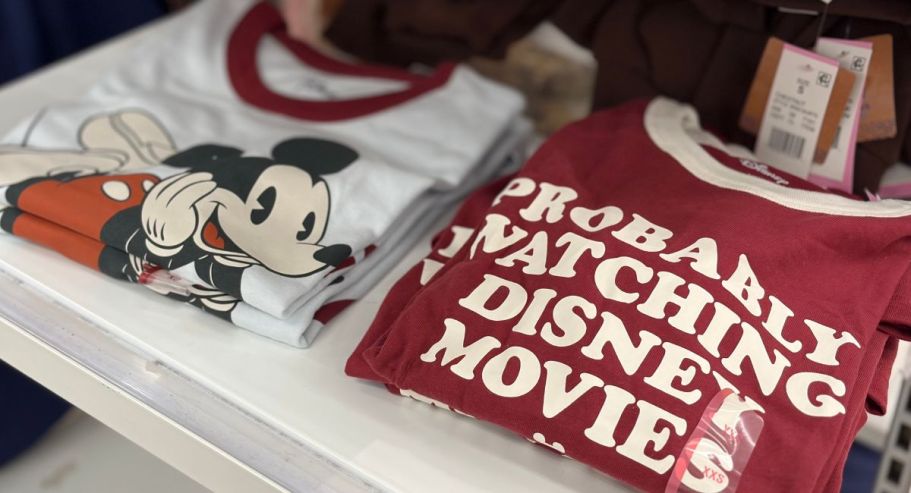 Disney Fans, Hurry! These Popular Graphic Tees, Sweatshirts & Shorts Are Selling Fast