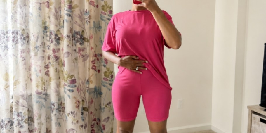 Women’s Lounge Shorts Sets from $7 on Amazon