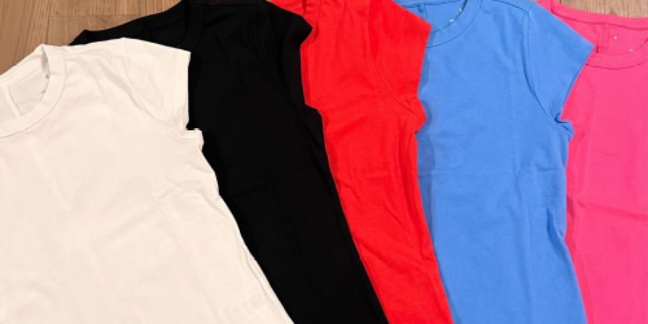 Walmart Women’s Clearance Clothes from $2 (Tees, Leggings, & More!)
