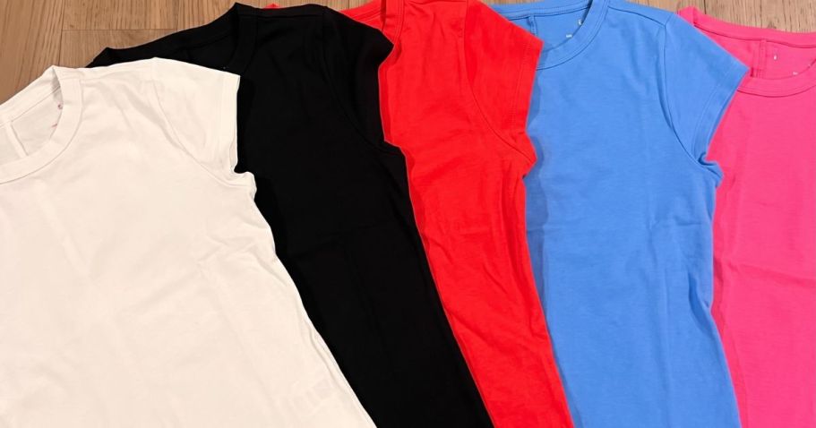 Walmart Women’s Clearance Clothes from $2 (Tees, Leggings, & More!)