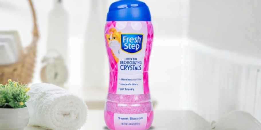 Fresh Step Cat Litter Deodorizing Crystals Only $2.88 Shipped on Amazon