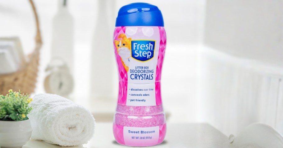 Fresh Step Cat Litter Deodorizing Crystals Only $2.88 Shipped on Amazon