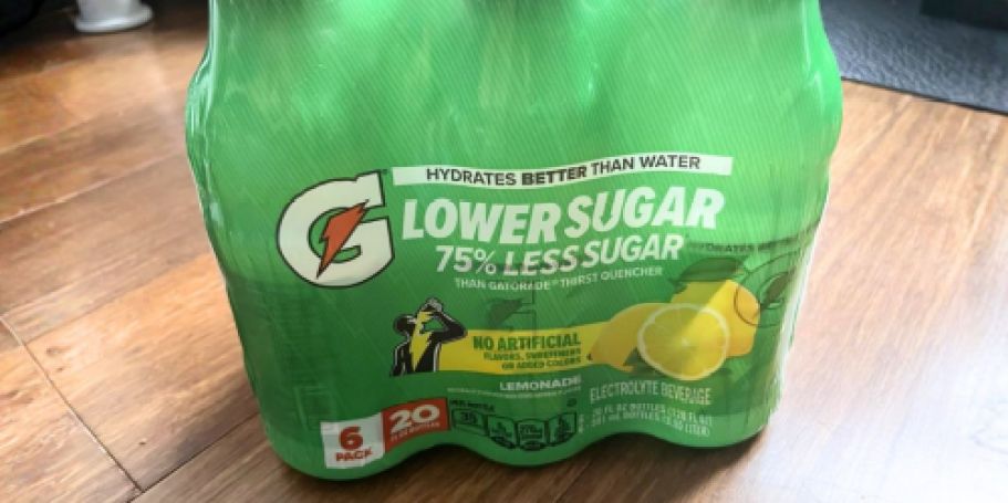 Gatorade Lower Sugar 6-Packs Just $2.97 After Walmart Cash