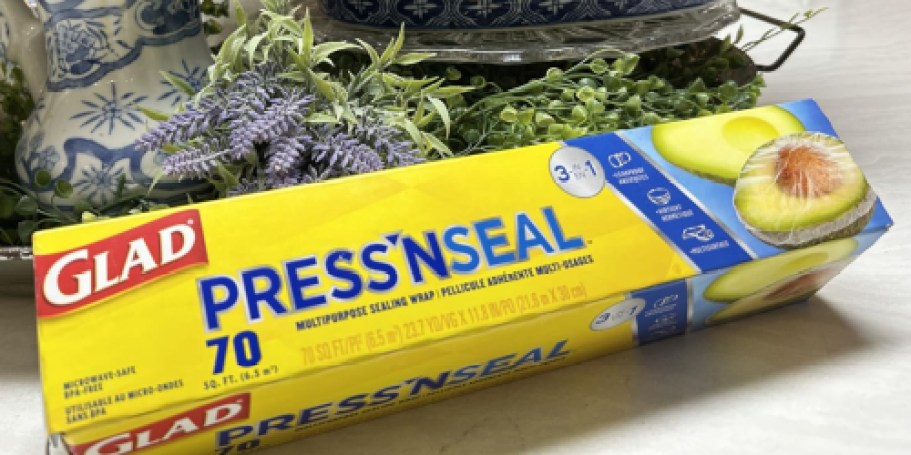 Glad Press’n Seal Food Wrap 70′ Roll Just $2.84 Shipped on Amazon