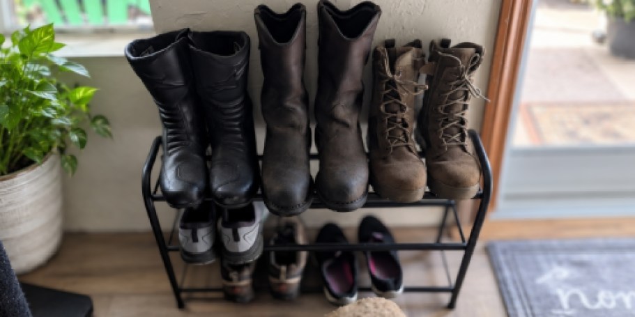 Expandable 3-Tier Shoe Rack Just $11.86 on Amazon (Reg. $22)