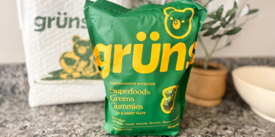 EXTRA $20 Off Grüns Superfoods Gummies + Free Shipping
