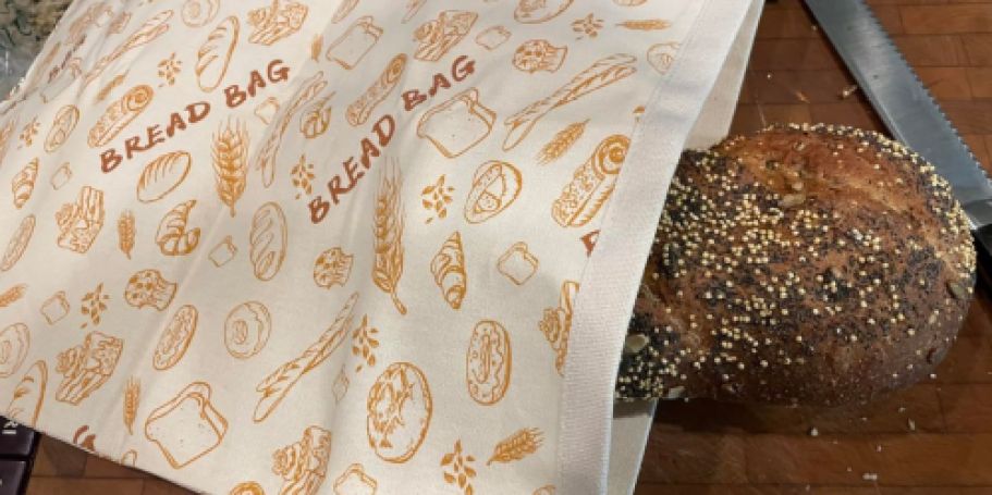 Reusable Beeswax Bread Bags Only $6 Each on Amazon