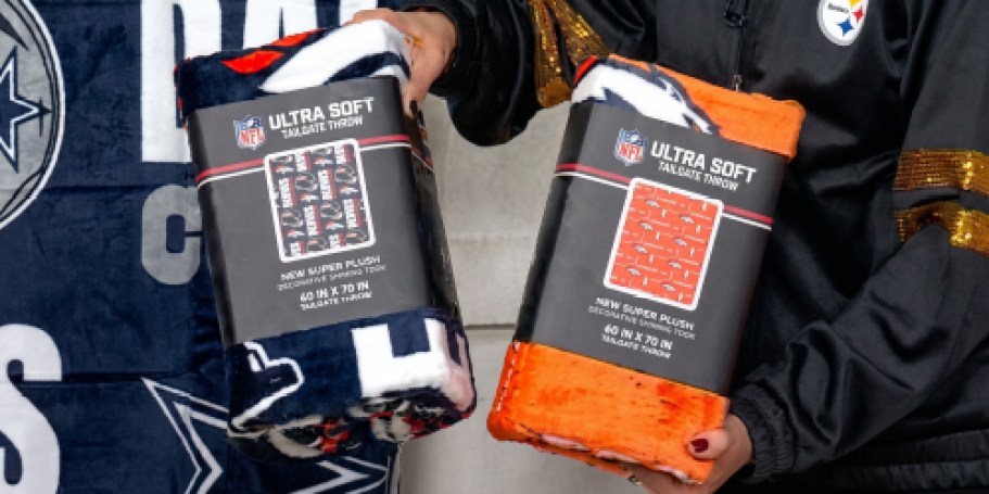 NFL Fleece Throw 2-Piece Sets from $27.99 Shipped ($82 Value)