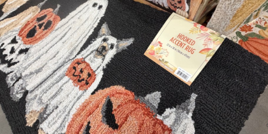 Halloween is Creeping Into Costco & These Accent Rugs Are So Cute!