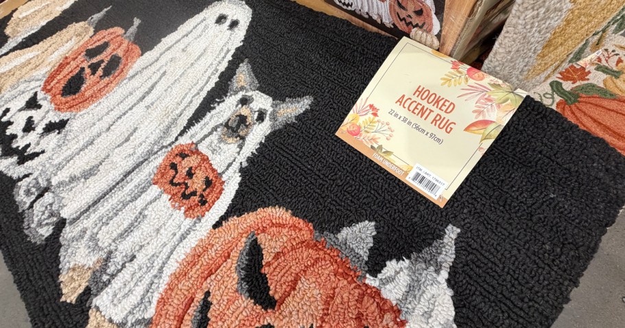 Halloween is Creeping Into Costco & These Accent Rugs Are So Cute!