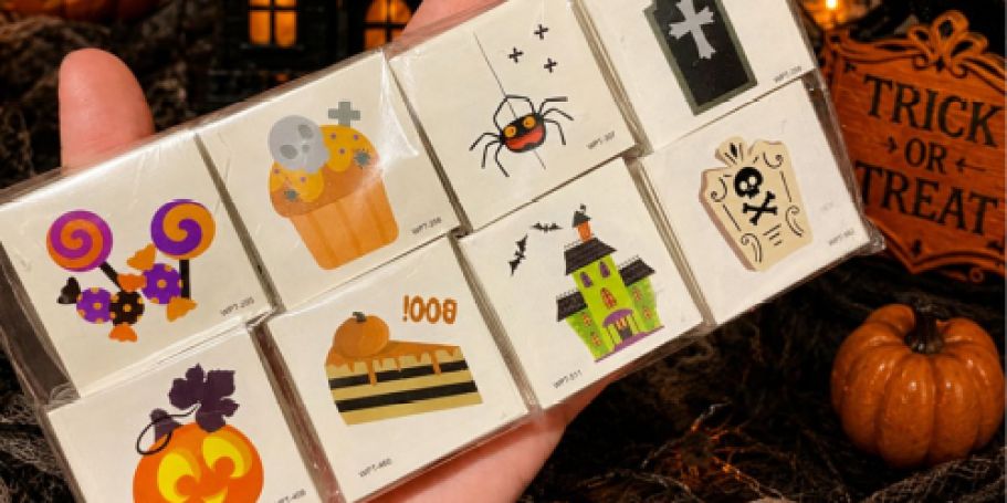 Kids Halloween Temporary Tattoo 408-Pack Just $2.49 on Amazon (Fun, Non-Candy Trick or Treat Item)