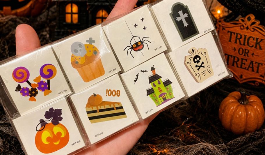 Kids Halloween Temporary Tattoo 408-Pack Just $2.49 on Amazon (Fun, Non-Candy Trick or Treat Item)