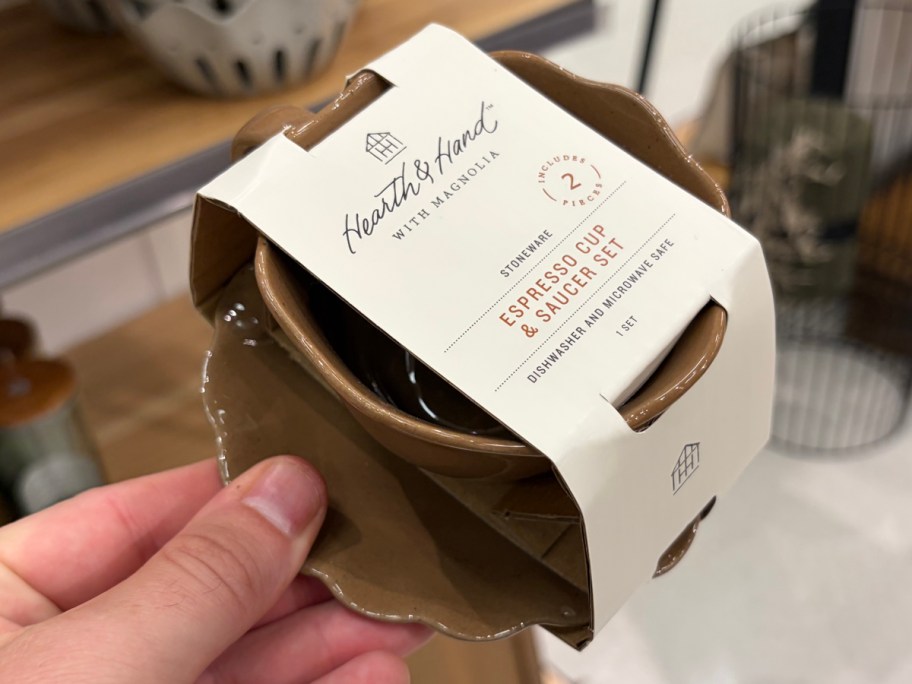 Hearth & Hand with Magnolia 5 fl oz Espresso Cup and Saucer Set