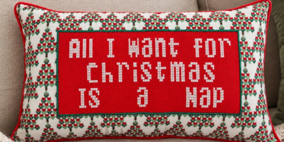 Cute & Funny Christmas Pillows – Walmart Has Them All!
