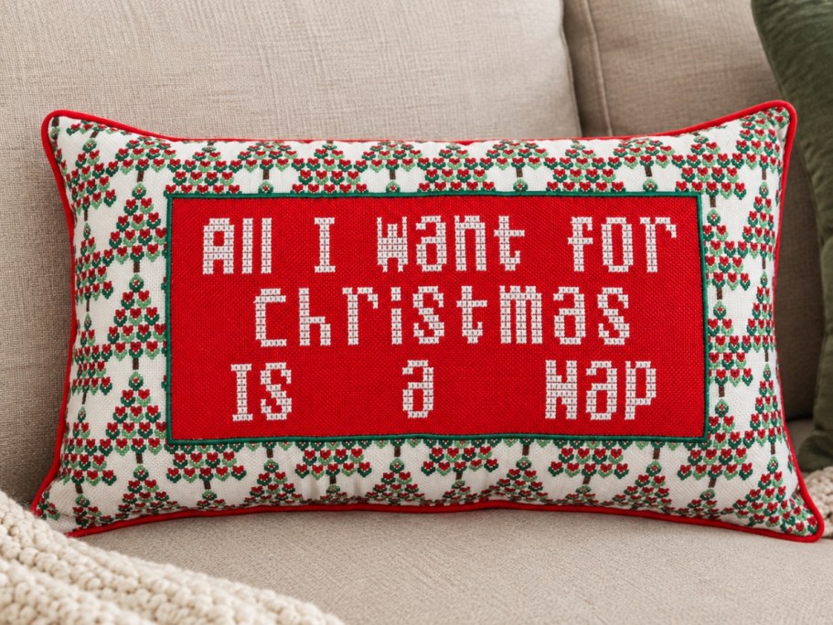 Cute & Funny Christmas Pillows – Walmart Has Them All!