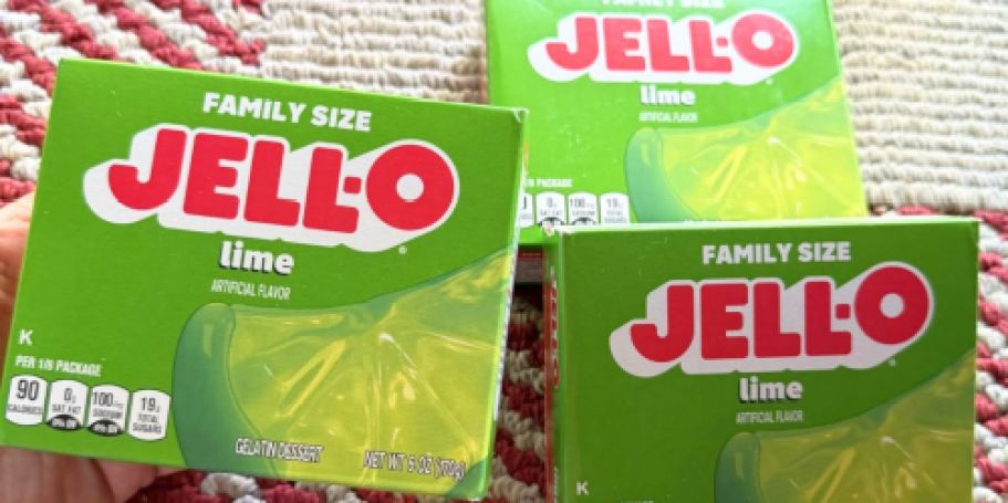 Jell-O Family Size Gelatin & Pudding Mixes Just $1 Shipped on Amazon
