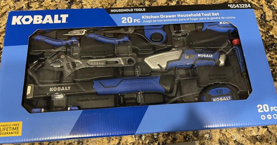 Kobalt 20-Piece Tool Set AND Case Only $24.98 Shipped on Lowes.com
