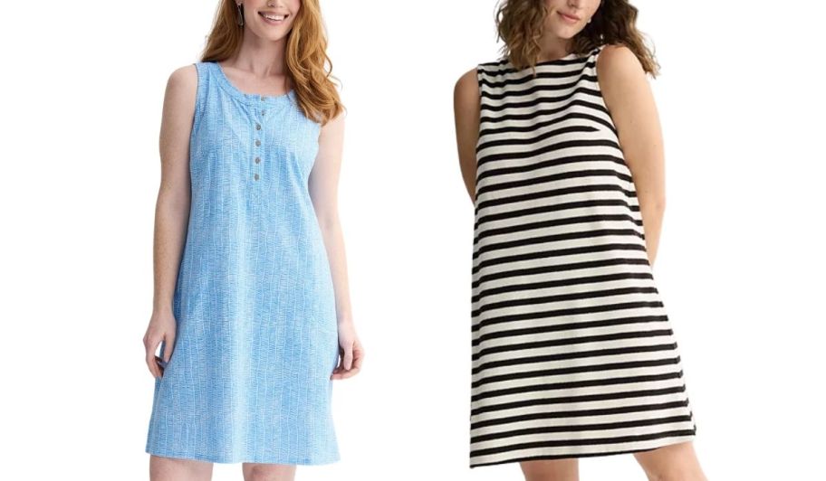Kohls dresses blue and stripes