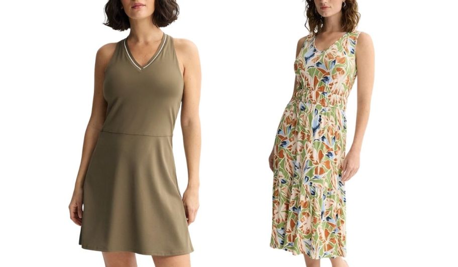 Kohls dresses in green and floral