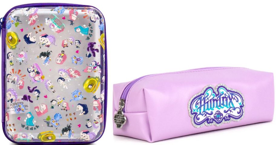 Stock images of two Kpop Demon Hunter pencil Cases