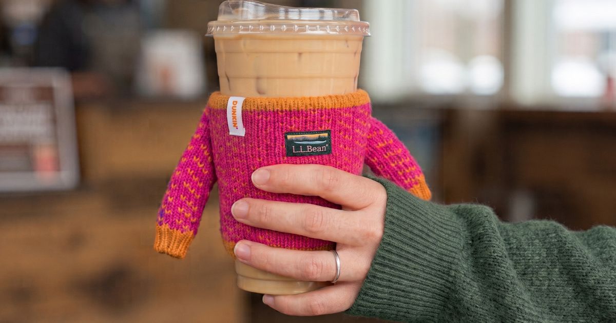FREE Dunkin’ x L.L.Bean Sweater Sleeve on 9/22 (+ Score Free Coffee on 9/29!)