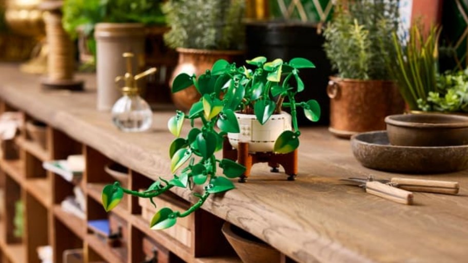 a lego plant building set 