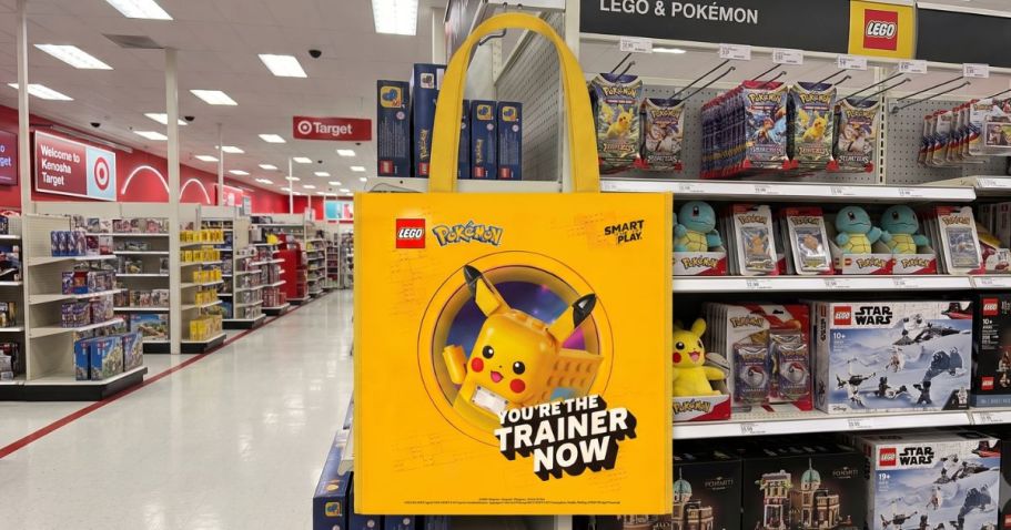 Target Store Event | FREE LEGO Pokémon Bag w/ Purchase on August 1st
