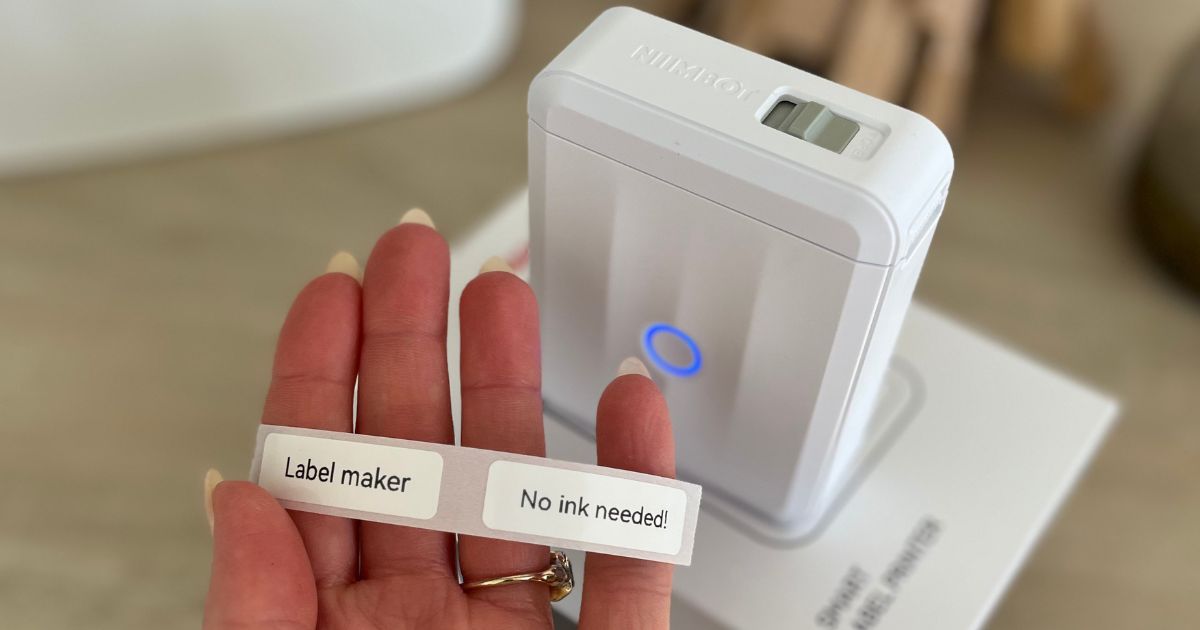 Wireless Label Maker Only $9.99 on Amazon | Compact & Easy to Use