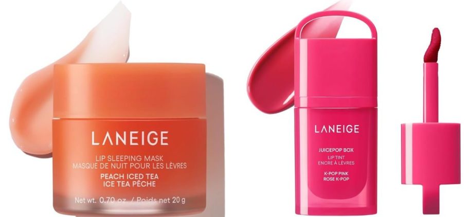 Laneige lip mask and lip tint