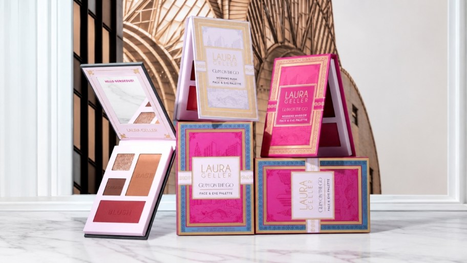 laura geller shadow and blush palettes