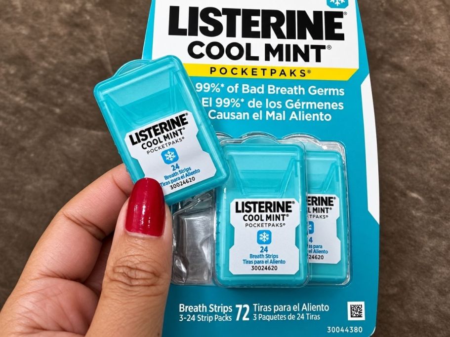 Listerine Pocketpaks Breath Strips 3-Count Just $3 Shipped on Amazon