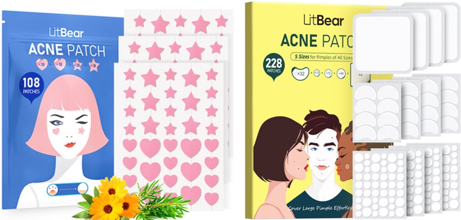 two boxes of LitBear Pimple Patches