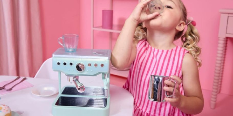 This Adorable NEW Little Tikes Espresso Machine is Under $30 on Amazon!