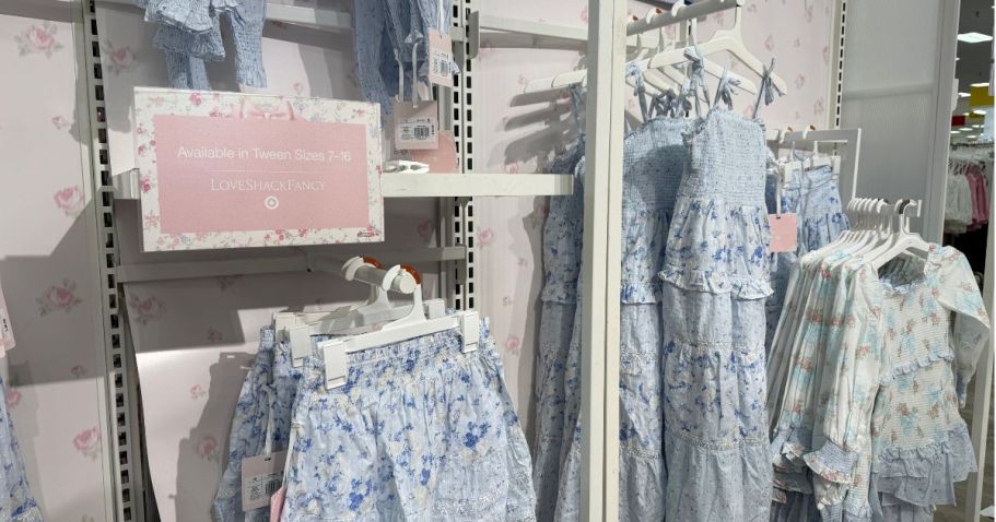 LoveShackFancy x Target Clothing Clearance = Shirts & Shorts from $12