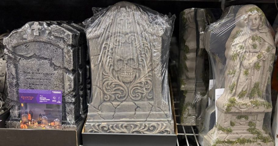 Haunted Living Halloween Tombstone Decorations