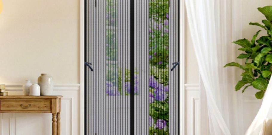 Child & Pet-Friendly Magnetic Screen Door Only $6.99 on Amazon