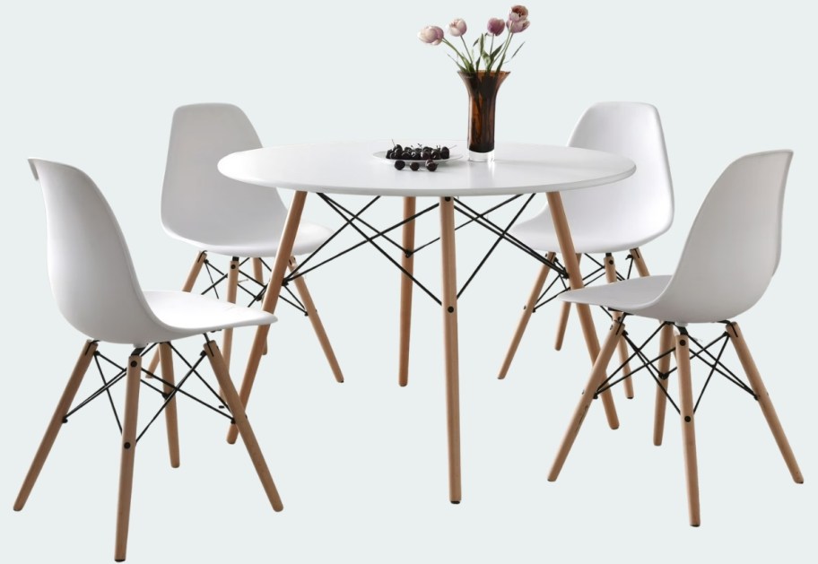 mainstays round table and 4 chairs
