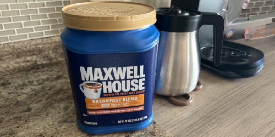 Maxwell House 38oz Breakfast Blend Coffee Only $13 Shipped on Amazon