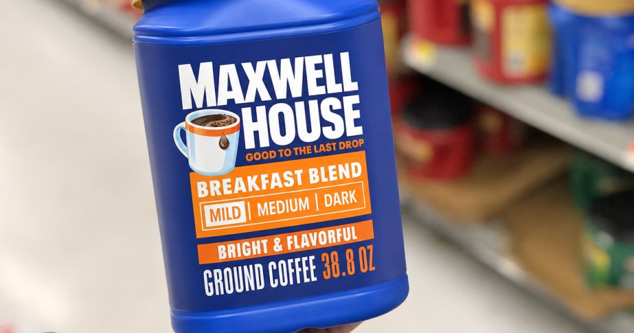 Maxwell House Ground Coffee Canister Only $13.28 Shipped on Amazon (Reg. $19)