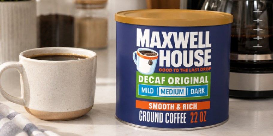 Maxwell House Decaf Coffee Only $3.68 Shipped on Amazon (Reg. $15)