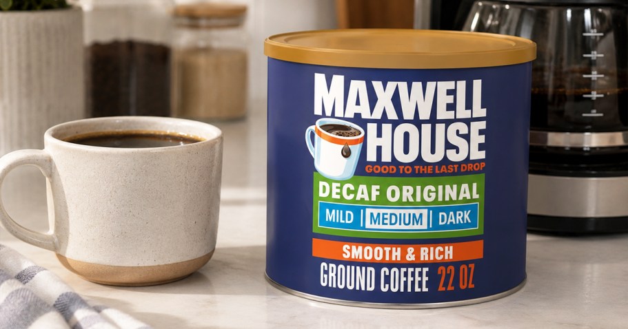 Maxwell House Decaf Coffee Only $3.68 Shipped on Amazon (Reg. $15)