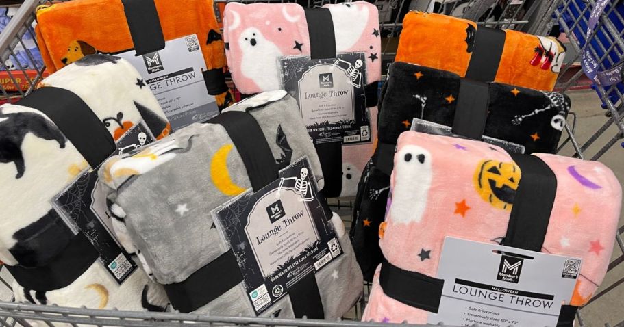 Sam’s Club Halloween Throw Blankets from $10.88 (Ghosts, Cats, & Witches – Oh My!)